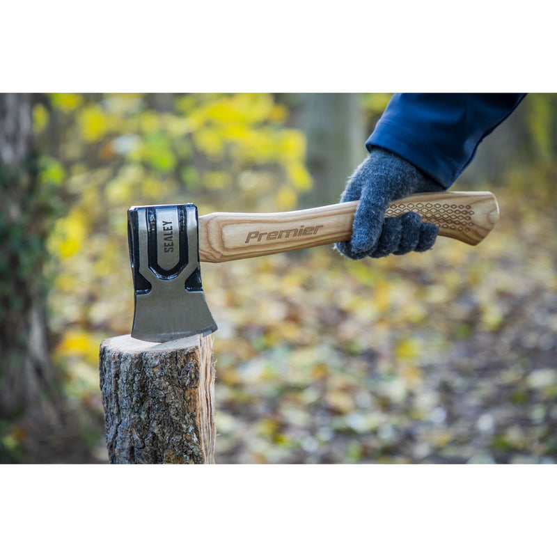 Sealey Premier Premier Hand Axe with Hickory Shaft 1.5lb AXH98 Sealey Premier - Dynamic Drive