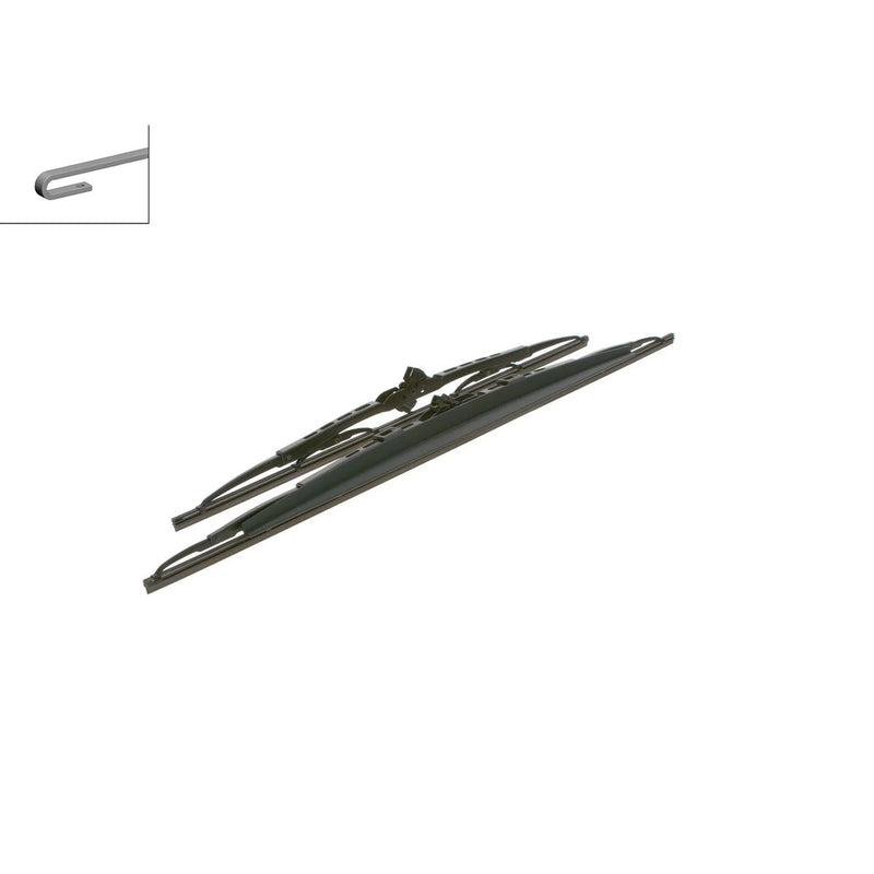 Bosch Front & Rear Super Plus Wiper Blade Set fits Land Rover Range Rover IV