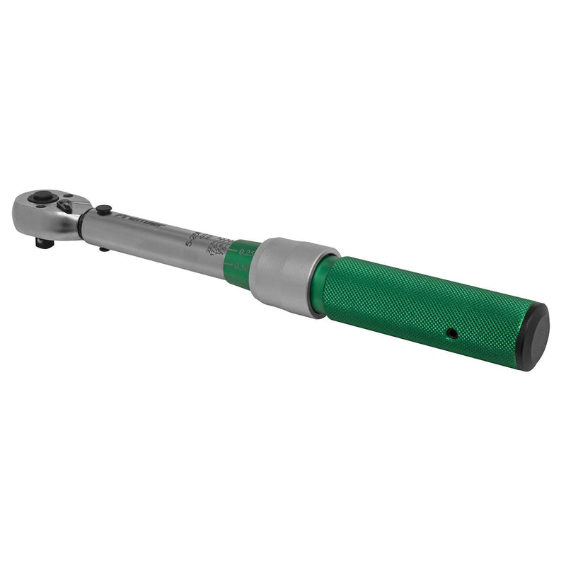 Sealey Torque Wrench Micrometer Style 1/4"Sq Drive 5-25Nm Calibrated STW901 Sealey - Dynamic Drive