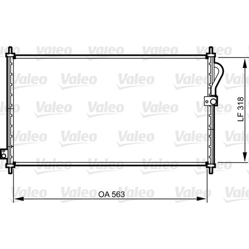 Valeo Air Conditioning Condenser 814302