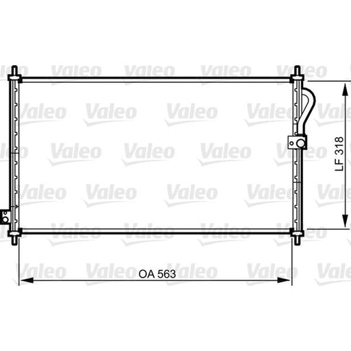 Valeo Air Conditioning Condenser 814302