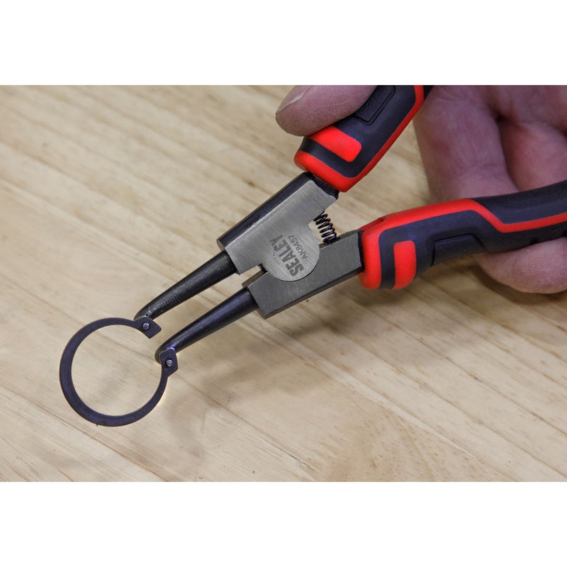 Sealey Circlip Pliers Set 180mm 4pc AK8457 Sealey - Dynamic Drive