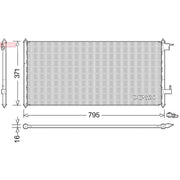 Denso Air Conditioning Condenser DCN10030