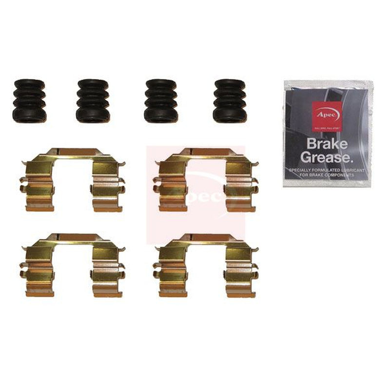 Apec Brake Pad Accessory Fitting Kit Front fits Chevrolet Aveo 2003-2013 1.2 1.4
