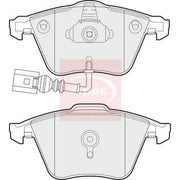 Apec Front Brake Pad Set fits Audi A3 2006-2013