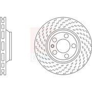 Apec 2 x Front / Brake Discs DSK2311B