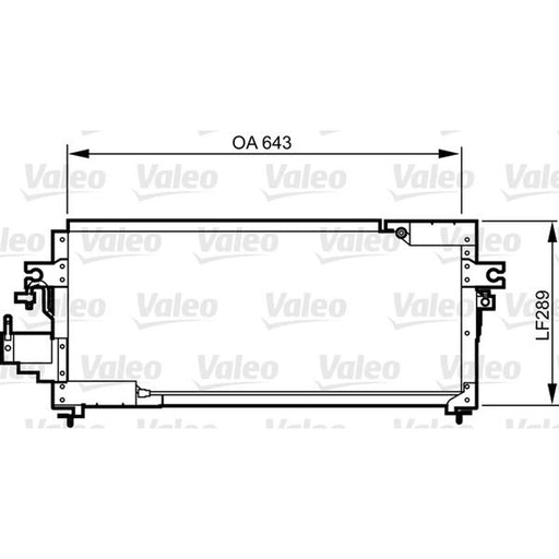 Valeo Air Conditioning Condenser 814275