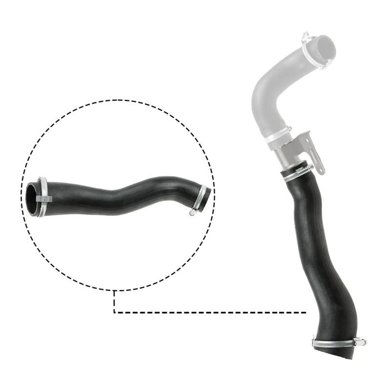 Gates Intercooler Turbo Charge Air Hose 325mm fits Ford Fiesta V 2004-2009 1.6