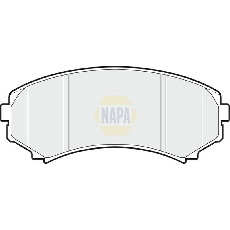 NAPA Front Brake Pad Set fits Mitsubishi Grandis 2004-2011 2.0 2.4