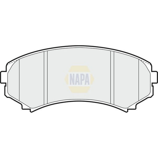 NAPA Front Brake Pad Set fits Mitsubishi Grandis 2004-2011 2.0 2.4
