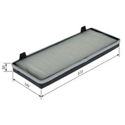 Bosch Cabin Air Filter (Pollen Filter) fits Renault Espace 2002-2015