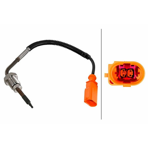 Hella Exhaust Gas Temperature Sensor after soot particulate filt fits Audi A4 B8