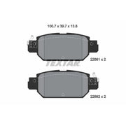 Textar Brake Pad Set 2288101