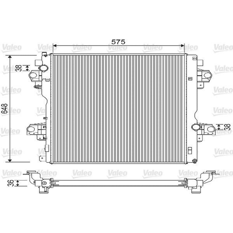 Valeo Engine Radiator 733207