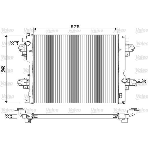 Valeo Engine Radiator 733207