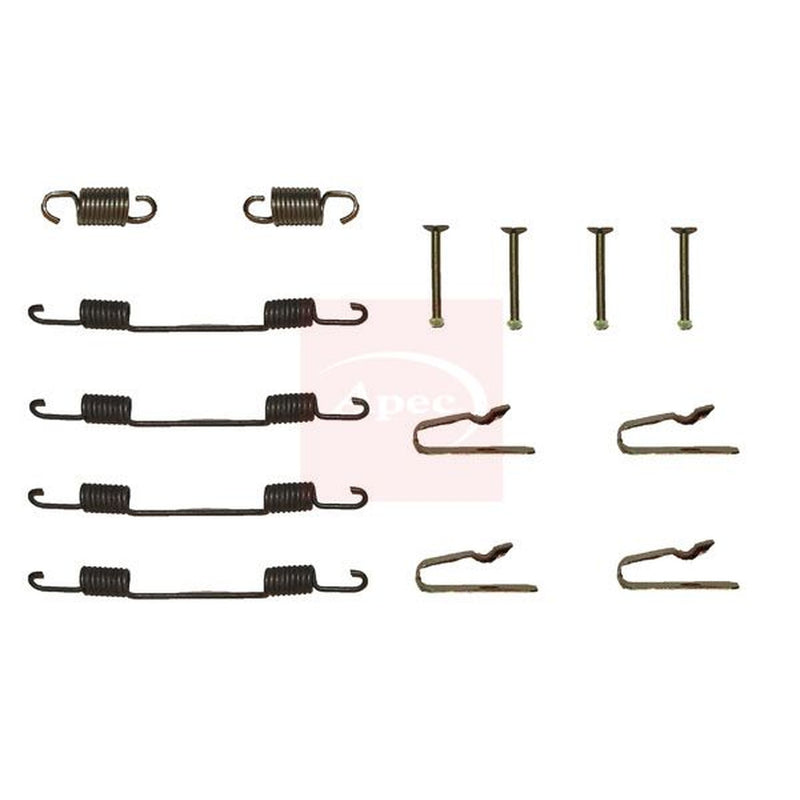 Apec Brake Shoe Accessory Kit Rear fits Daihatsu Charade 1977-1983 1.0