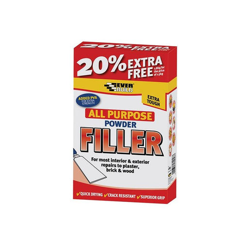 Everbuild Sika All Purpose Powder Filler 1.5kg + 20% Free Everbuild Sika - Dynamic Drive