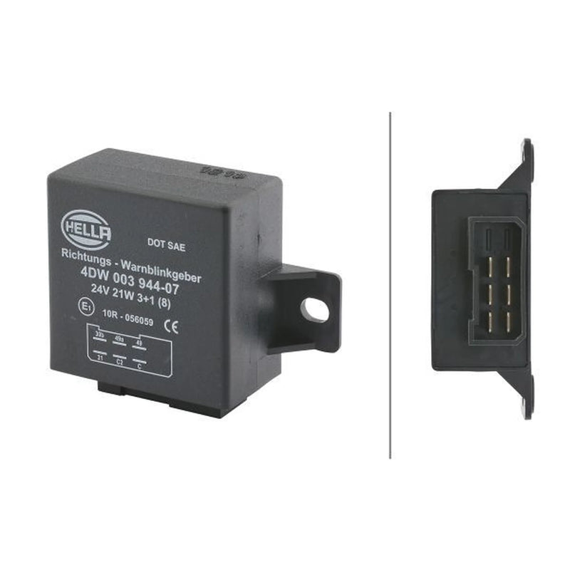 Hella Indicator Flasher Relay fits Volvo F10 1976-1995