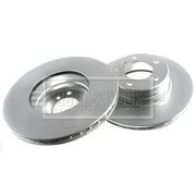 Borg & Beck Front Vented & Rear Vented Brake Discs & Pads fits BMW 5 2003-2010