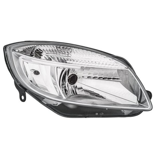 Hella Headlight Headlamp PY21W Right fits Skoda Fabia II 2006-2014