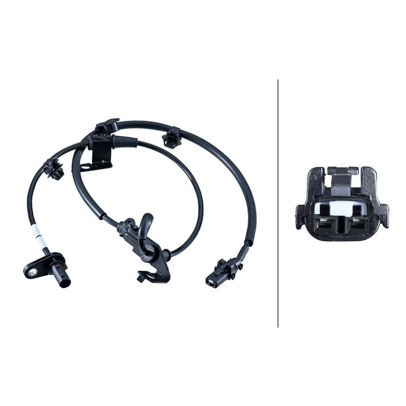 Hella ABS Wheel Speed Sensor Front Left 6PU 358 268-401