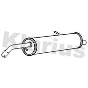 Klarius Box With Tail Pipe Rear fits Citroën C2 2003-2009 1.4