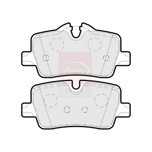 Apec Rear Brake Pad Set fits BMW 2 2021-2022
