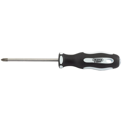 Draper Cross Slot Soft Grip Screwdriver, No.2 x 100mm 34992 Draper - Dynamic Drive