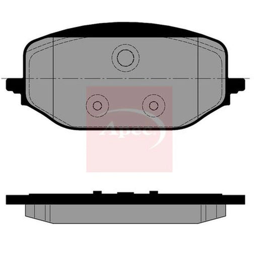 Apec Front Brake Pad Set PAD2556