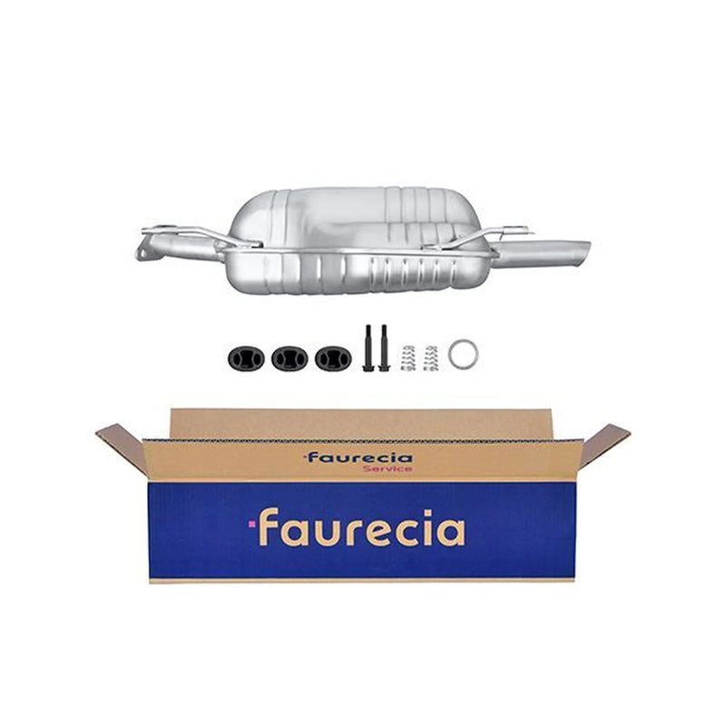 Hella End Silencer Rear fits Opel Astra G 1998-2005 1.8 2.0