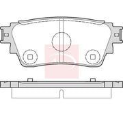 Apec Rear Brake Pad Set PAD2303