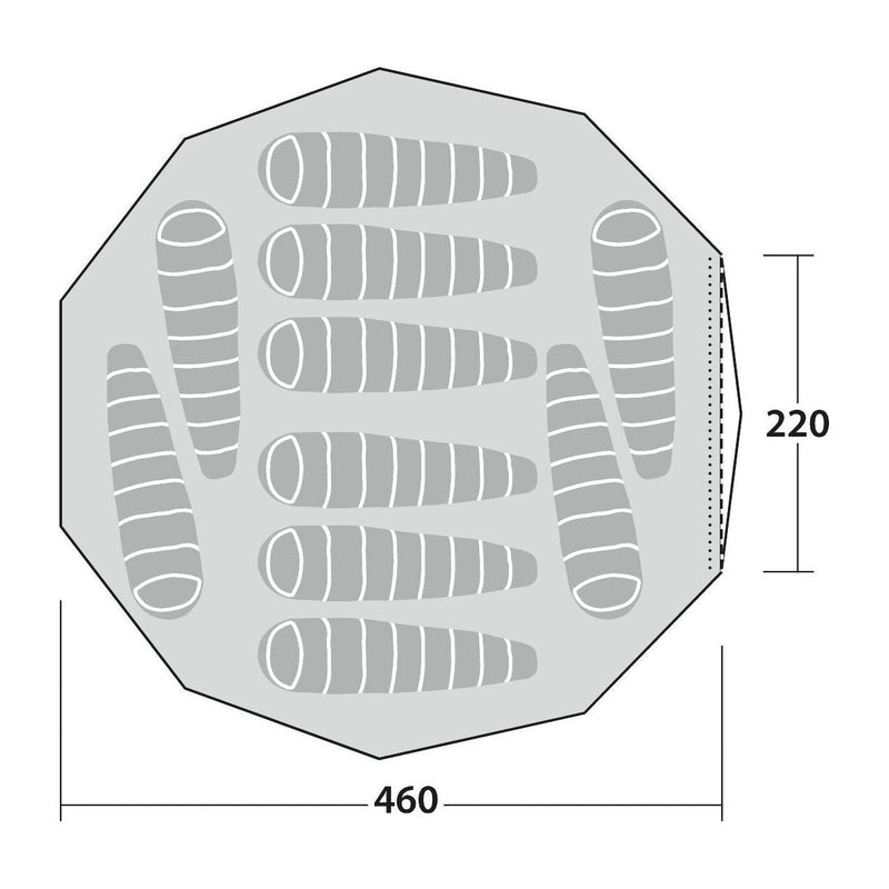 Robens Klondike Grande 10 Berth Poled Tent Robens - Dynamic Drive