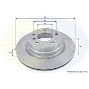 Comline Front & Rear Brake Discs & Pads fits BMW 3 2004-2013