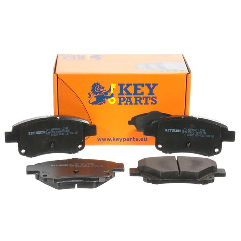 Key Parts 4 x Rear Brake Pad Set fits Ford Transit 2006-2014 2.2 2.3 2.4 3.2