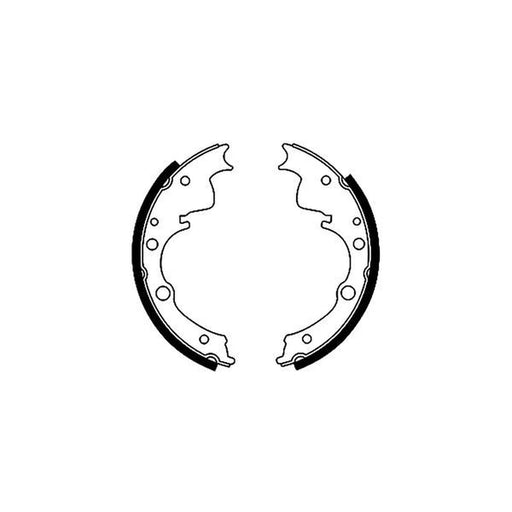 Mintex Brake Shoe Set Axle Kit fits Daf 400-Serie 1989-1993 2.5