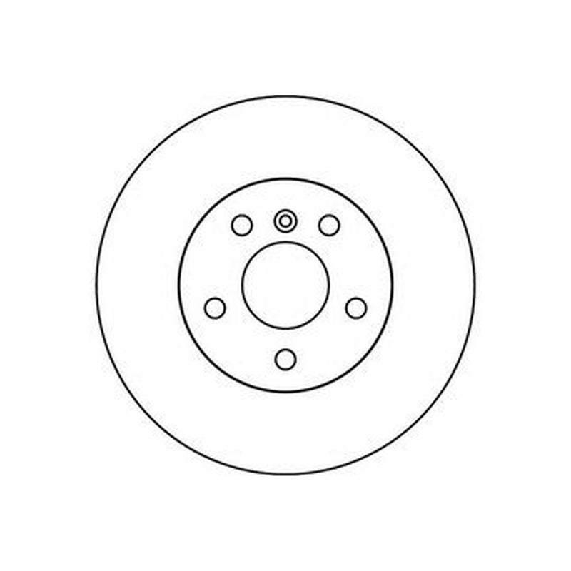 Abtex 2 x Vented Brake Discs fits Land Rover Discovery 1998-2004 2.5 4.0