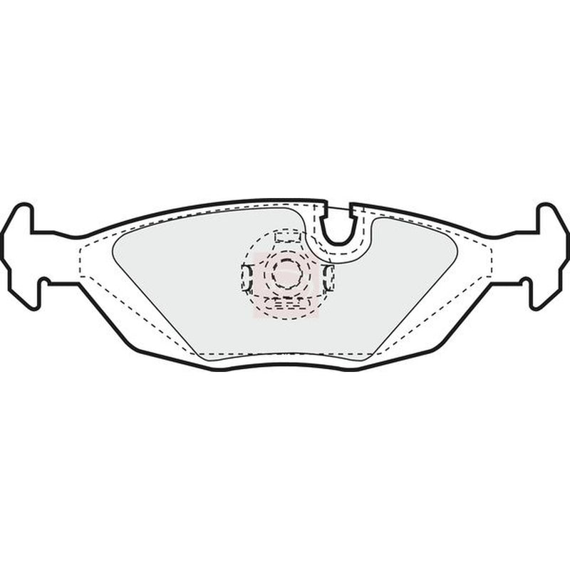 Apec Rear Brake Pad Set fits BMW 3 1982-1994