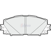 Fahren Front Brake Pad Set FBP3345