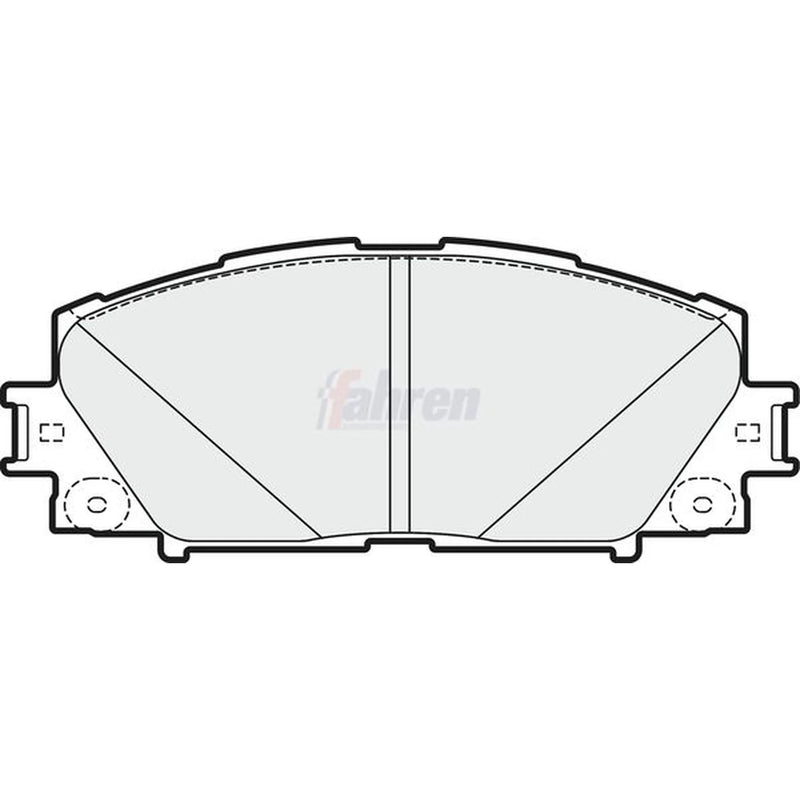 Fahren Front Brake Pad Set FBP3345