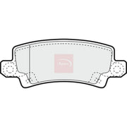 Apec Rear Brake Pad Set fits Toyota Corolla 1997-2008 1.4 1.6 1.8 2.0