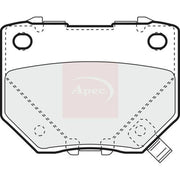 Apec Rear Brake Pad Set PAD1276