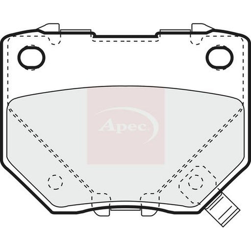 Apec Front & Rear Pads fits Nissan Skyline 1993-2006 2.0 2.5