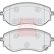 Apec Front Brake Pad Set PAD2239