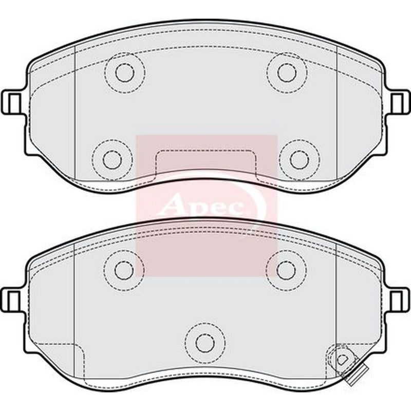 Apec Front Brake Pad Set PAD2239