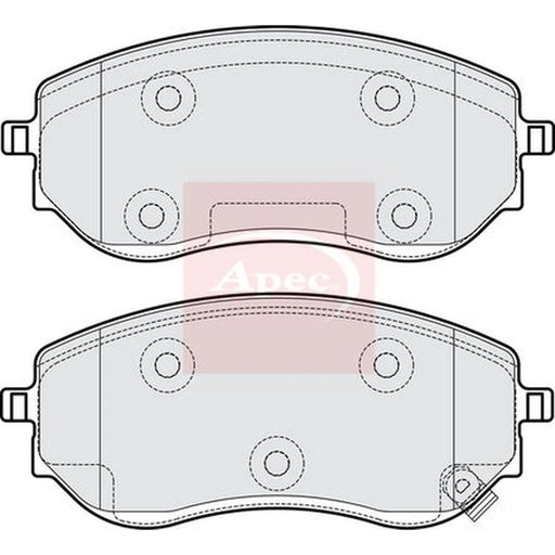 Apec Front Brake Pad Set PAD2239