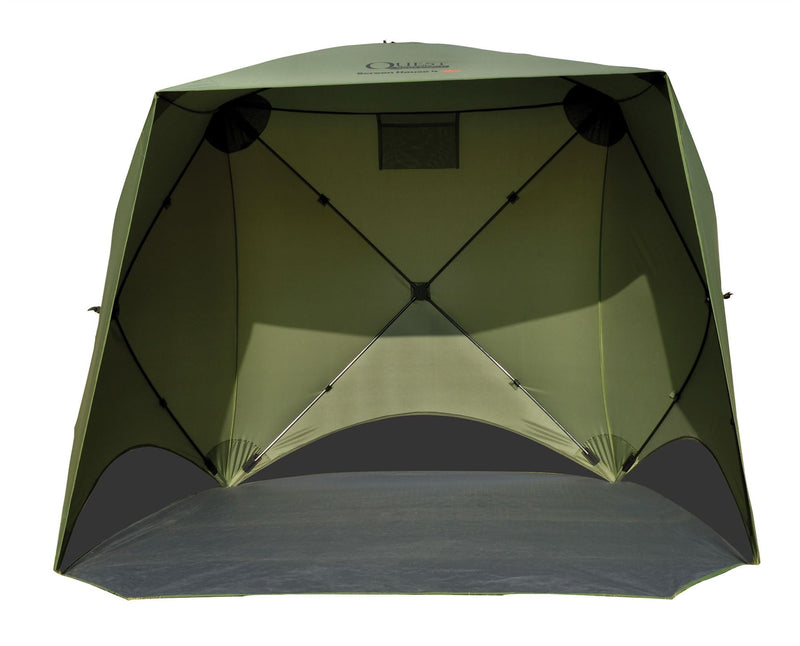 Quest Screen House 4 Mini pop up Gazebo Green Quest - Dynamic Drive