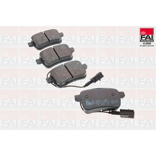 FAI Rear Brake Solid Discs & Pads fits Alfa Romeo Giulietta 2013-2018 2.0