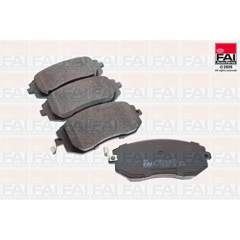 FAI Front Brake Pad Set fits Subaru Forester 2002-2013 2.0 2.5