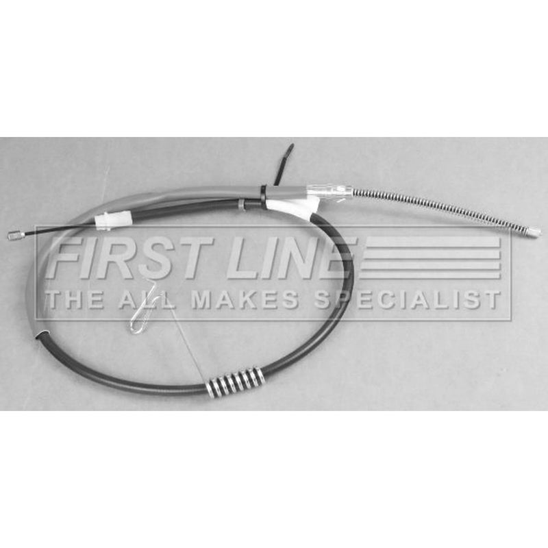 First Line Handbrake Cable Right Rear fits Ford Transit Platform 2000-2006 2.0