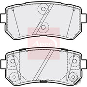 Apec Rear Brake Pad Set PAD2195
